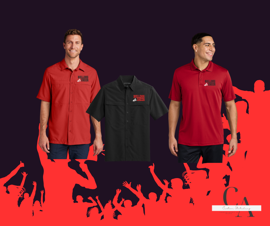 Men's Bulldog Cheer Shirts