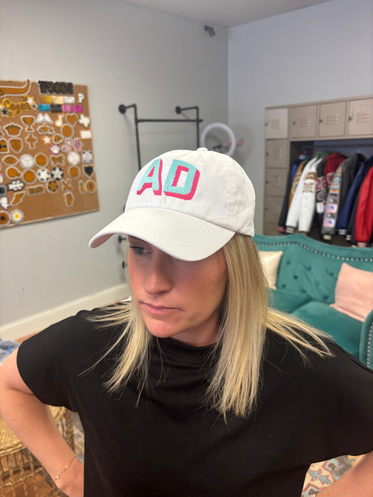 Custom Block Monogram Hat