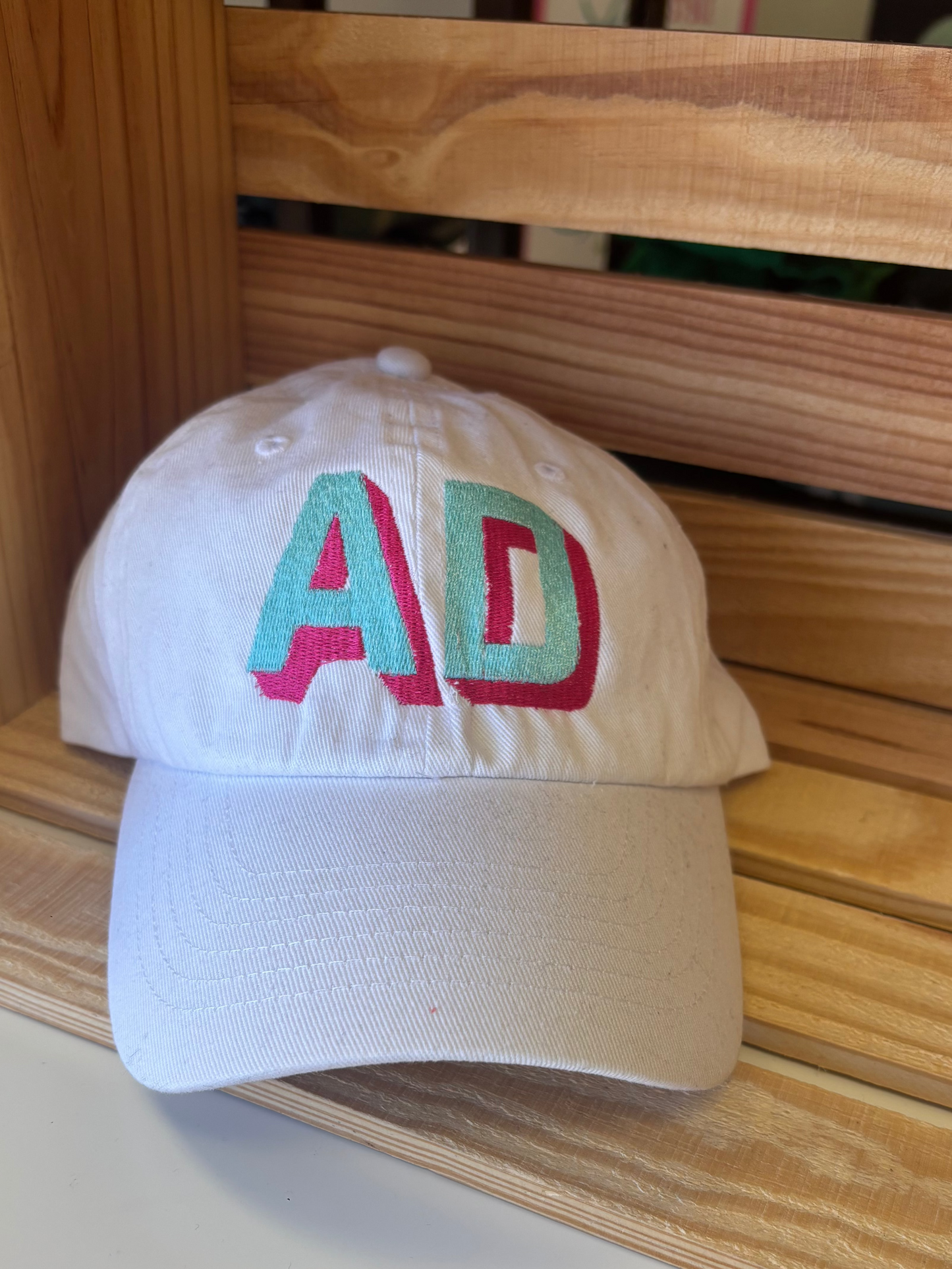 Custom Block Monogram Hat