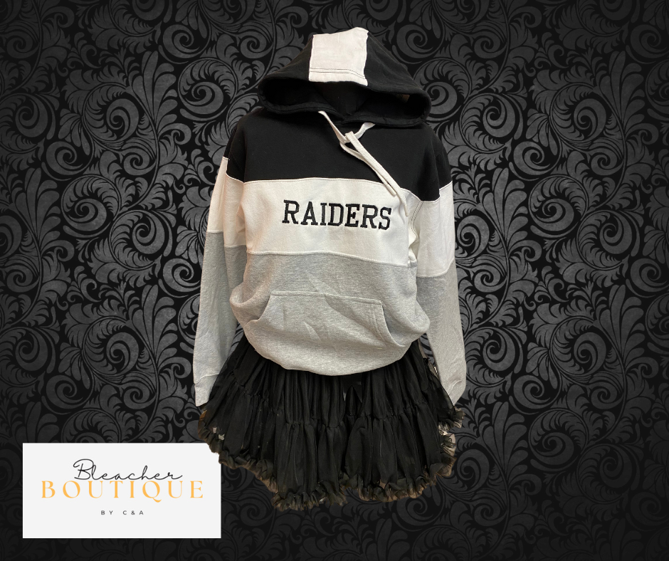 Embroidered Raiders Hoodie