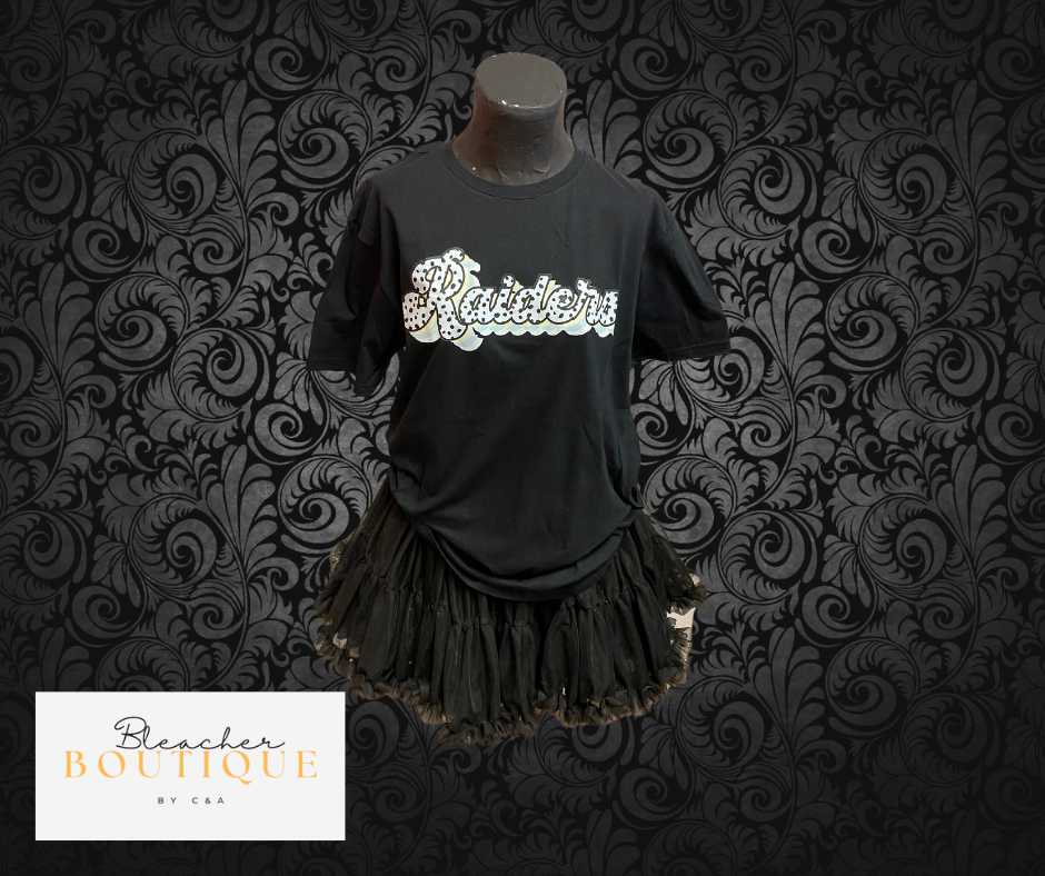 Black Polka Dot Raiders Shirt