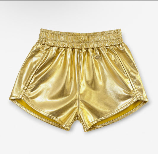 Metallic Cheer Shorts