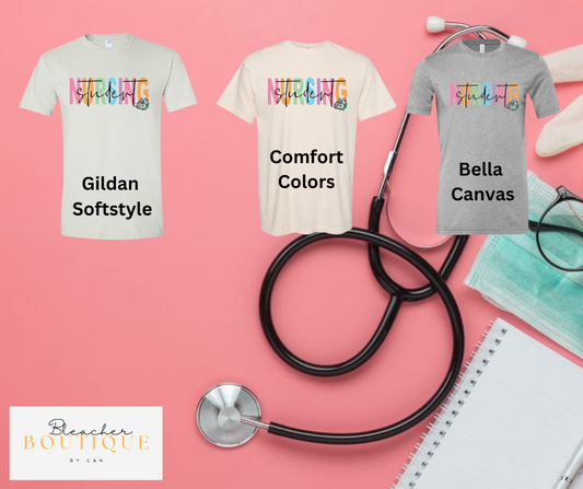 Clarendon College Nursing Student Colorful Shirts