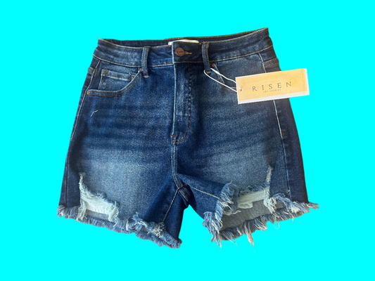 Risen Dark Denim Shorts