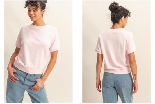 Soft Pink Knit TOP