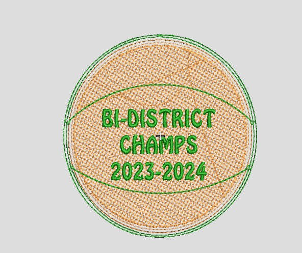 Hustlin' Harvester & Lady Harvesters Basketball Patch Combo