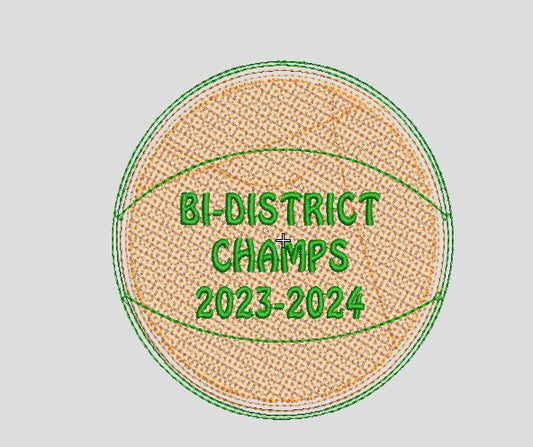 Hustlin' Harvester & Lady Harvesters Basketball Patch Combo