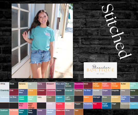 Comfort Colors Monogram Block Tee