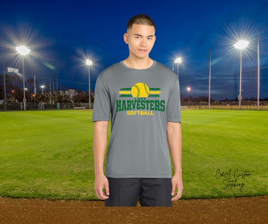 Lady Harvesters Softball Dri-Fit Tee